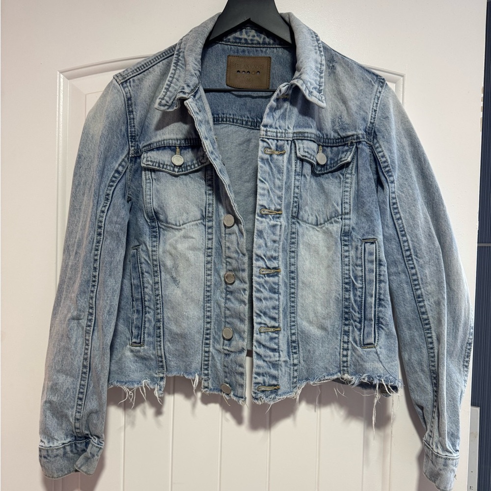 Blank NYC Light Blue Denim Jacket